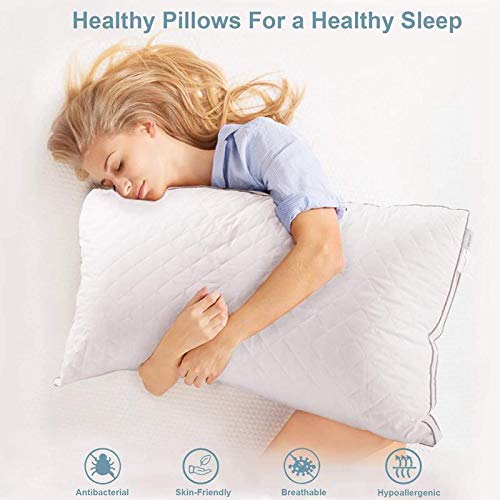 Shilpi Impex Microfiber Filled 17'' X 27 '' Pillows For Sleeping Pillows (1 Piece), White