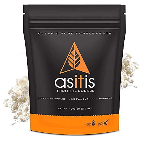 AS-IT-IS Nutrition Whey Protein Isolate | Unflavoured (Whey protein Isolate 1kg + Creatine 100gms) | Combo pack