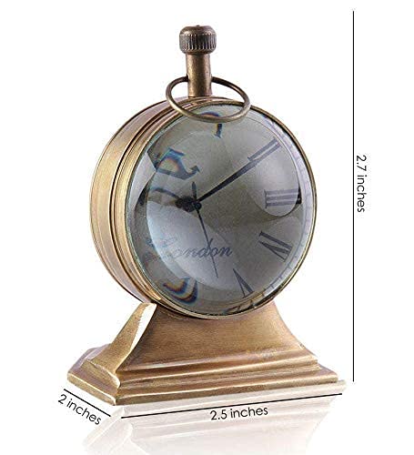 vintage collection Brass Table Clock Trophy stand-21011