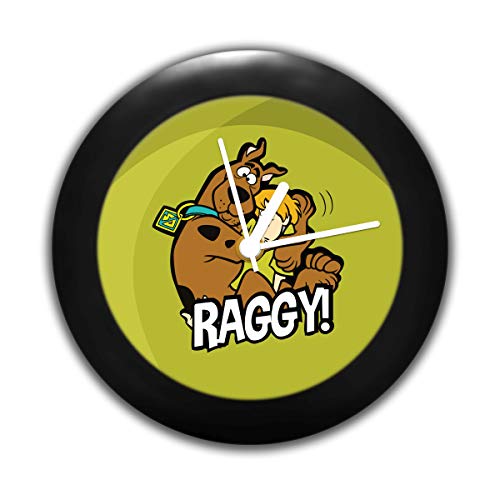 MCSID RAZZ Scooby Doo Raggy Design Plastic Table Clock, Officially Licensed by Turner Entertainment Co, USA (India, Multicolour)