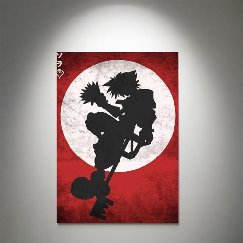 GADGETS WRAP Canvas Gallery Wrap Framed for Home Office Studio Living Room Decoration (11x17inch) - Sora Kingdom Hearts