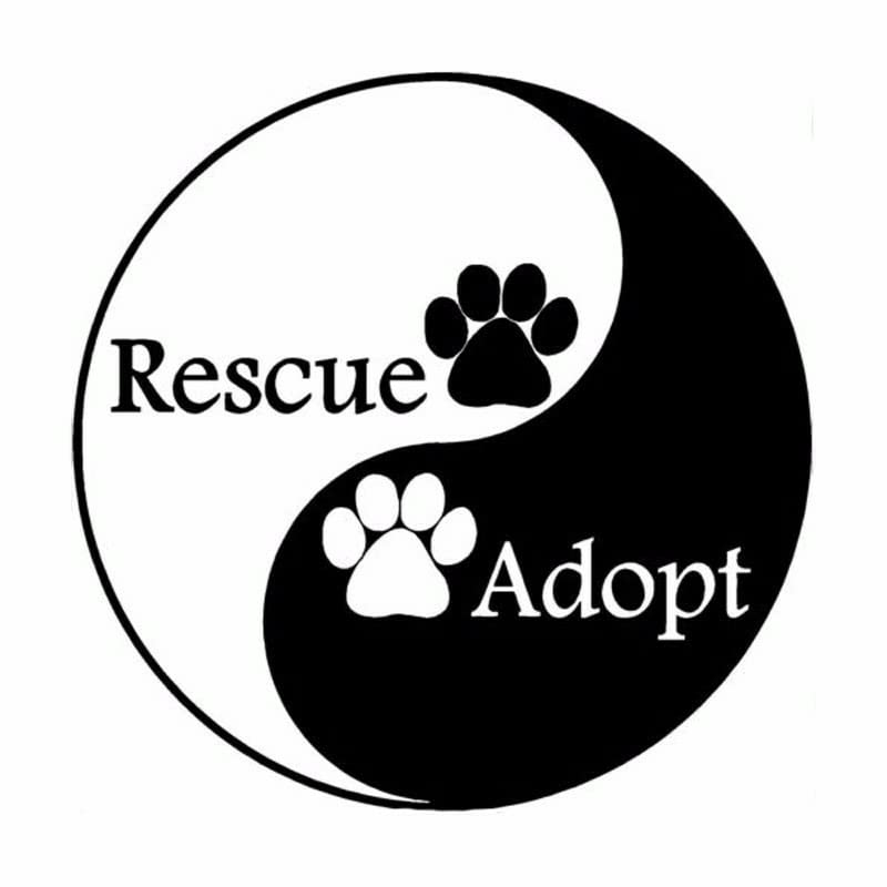 GADGETS WRAP Vinyl Wall Decal Sticker Yin and Yang Dog Paw