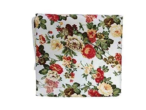 Roman Home Beautifully Soft and Skin Friendly Poly Cotton Floral Design Printed Single Bed AC Blanket | Dohar | Quilt