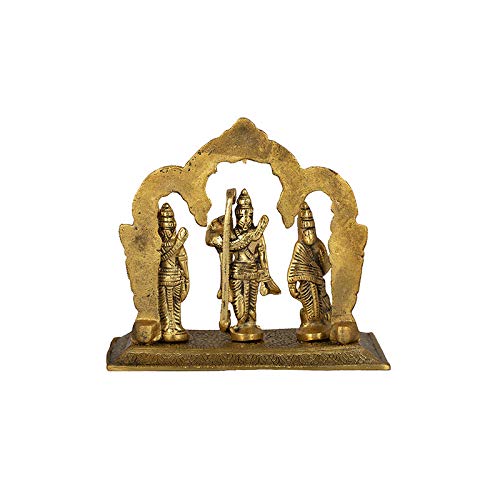 Vivan Creation Brass Rama Lakshman Sita Ramdarbar Hindu God Idol Statue