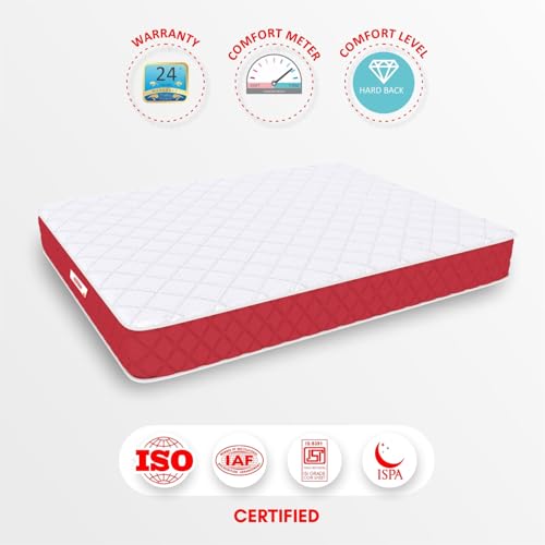 Coirfit Bone Zone 4 Inch Double Back Care Bonded Foam Mattress | Extra Firm Mattress |Spine Protective | Rebotech Technology (L:72 x W:48 Inch) | 3 Years Warranty