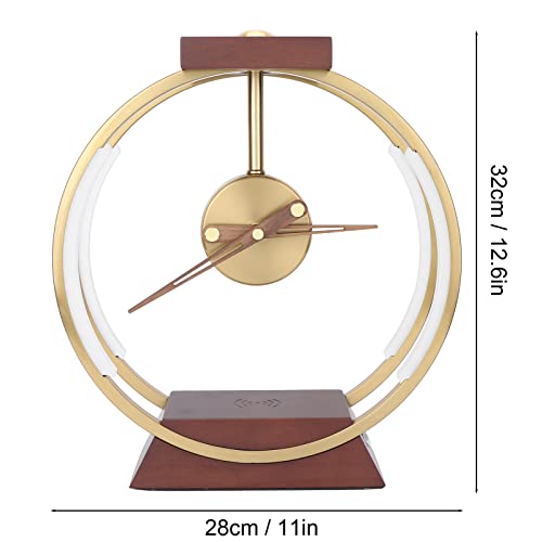 Bedside Table Clock in The Bedroom with Continuous Regulation 100-240V EU Plug