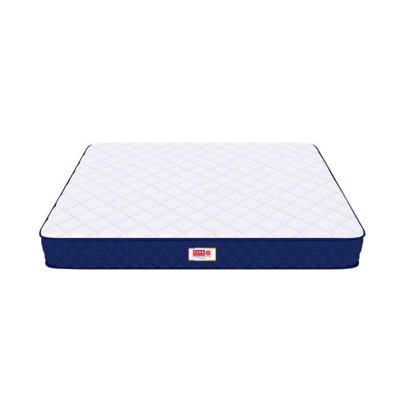 USHA SHRIRAM Back Master 4-Inch Bonded Foam Mattress | 5 Years Warranty| Extra Firm Single Size with NFF Technology Orthopedic Mattress with Complete Edge Support (72X48 Inch)