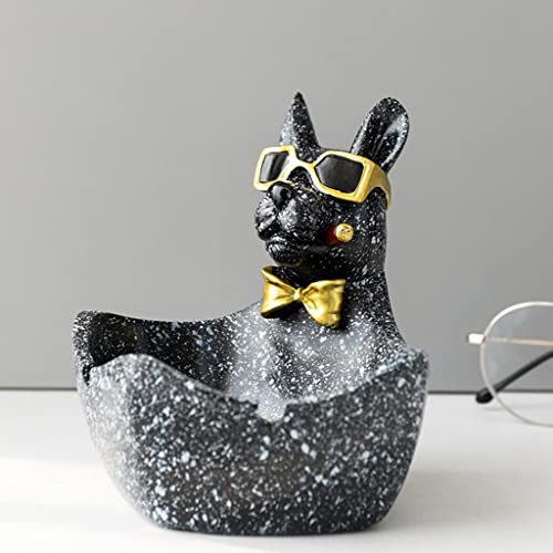MYADDICTION Animal Figurine Ashtray Storage for Cigarettes Artware Office Decor Ornament Gray