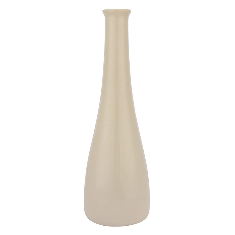 The Decor Lane Ceramic Handcrafted bottle shaped Flower vase (Long Neck) 13 Inches