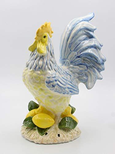 Cosmos Gifts Lemon Hill Rooster Figurine, Multicolored