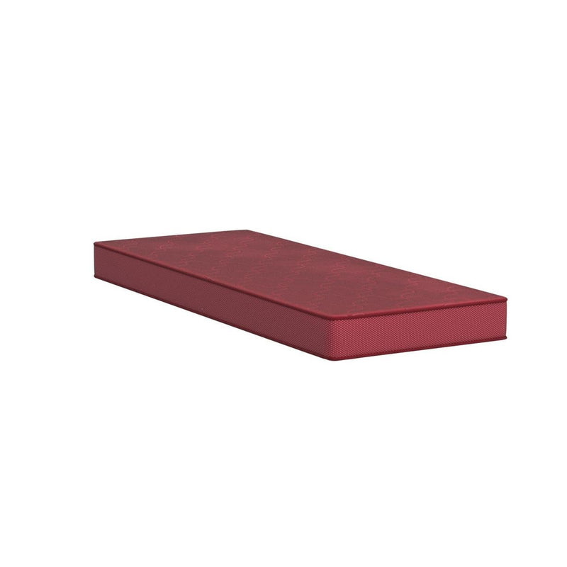 Coirfit 4 Inch Single Size Foam Mattress (Maroon, 72x36x4)