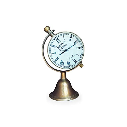 Gola International Smiths 8 Days Half Moon Desk Clock Table Accessories Royal Look Antique Watch