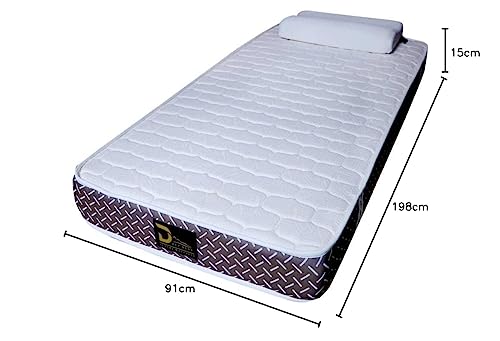 Deep Rest Pocket Spring Luxury Hotel Comfort Mattress (78 X 36 X 6 Inches)