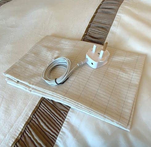 Grounding Single King Size Bedsheet with Silver Threads - Achieve Healthy Sleep, Better Health, Earthing Benifits