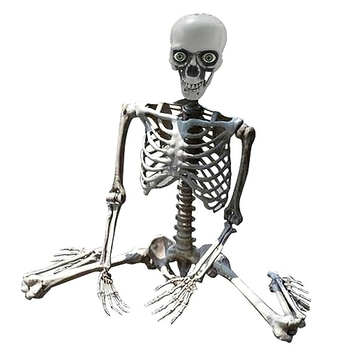 Enakshi Halloween Skeleton Props Party Favors Yard Full Body Posable Joints Skeleton 90cm|Home & Garden | Holiday & Seasonal D?©cor | Christmas & Winter | Figurines