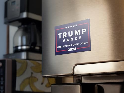 Trump Vance 2024 Magnet | 5-Inch by 3-Inch | Refrigerator Magnets | JD Vance