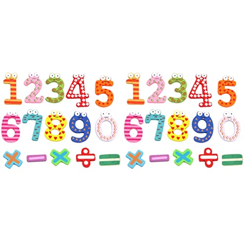 Ubersweet® 60 Pcs Magnetic Numbers Refrigerator Numbers Magnet Kids Numbers Magnets Fridge Numbers Magnet Fridge Magnet Numbers |