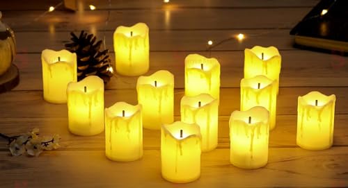 Acrylic LED Tea Light Flameless Smokeless Melting Candle