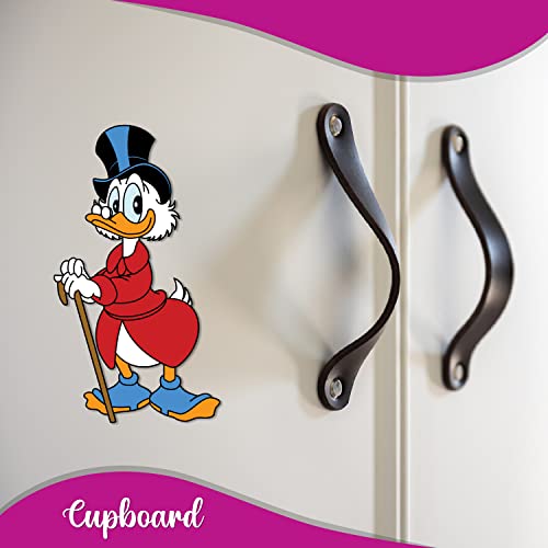 Bhai Please Uncle Scrooge Wooden Fridge Magnet (Pack of 1) Fun Comic Character Gift and Decoration