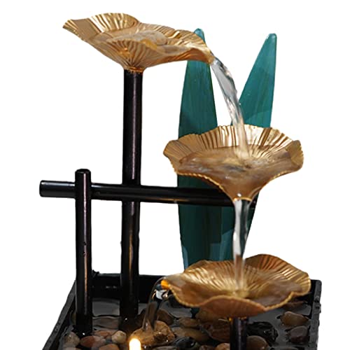 ATORSE® Relaxation Tabletop Water Fountain Indoor Garden Zen Desktop Waterfall Decor