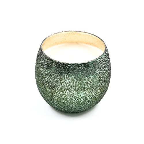 The Remedial Store Dana Matki Candle (36 Hours) | Scented Candle | 100% Soy Wax, Smokeless Candle | Pack of 1 (3/3 inch) | Long Lasting Aroma Candles| Wooden Wicks for Home Décor (Green)