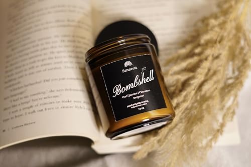 Banaavat Bombshell Oud Jasmine Cinnamon Bergamot Scented Candle