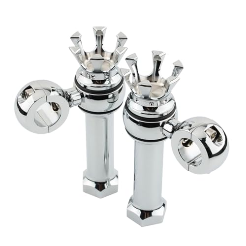 SECRET DESIRE Motorcycle Handlebar Riser Universal for Dyna Fat Bob CVO Fxdfse : 2009 Silver