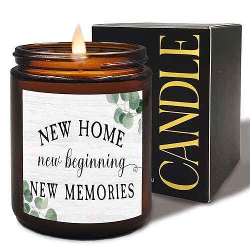 XUISWELL New Home Candle, Housewarming Gifts New Home, Housewarming Gifts Ideas, New Home Gifts, New Homeowner Gifts, New Home New Beginnings New Memories Candle