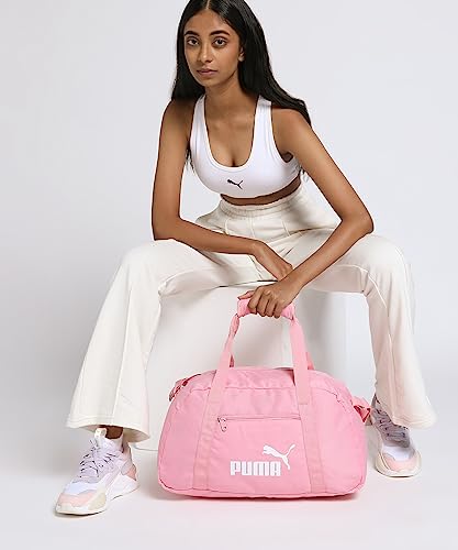 Puma polyester 23 Cms Gym Bag(7572229_Pink_X_Red)