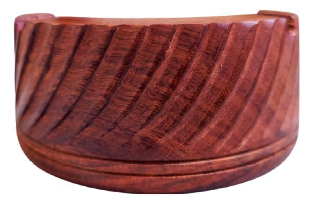 U.S Enterprises Wooden Ash Tray with Stainless Steel Bowl, Round Shape|Cigarette ashtray|Smoking accessories|Modern ashtray|Ashtray set