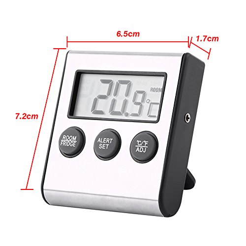 Ubersweet® Refrigerator With Magnet And Stand Measuring Temperature For Measuring Refrigerator Temperature