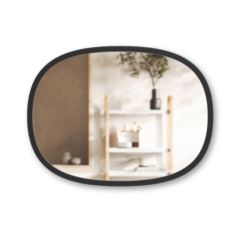 VENETIAN IMAGE Premium Oval Wall Mirror for Home Decor Foyer 45x60 cm (18x24)