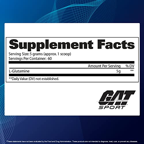 GAT L-Glutamine - 60 Servings