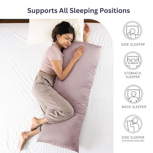 Wakefit Cuddle Pillow - Woodrose