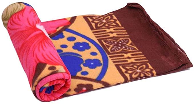 Arnav ® Fleece Single Bed Multicolor Printed AC Polar Blanket - Set of 1