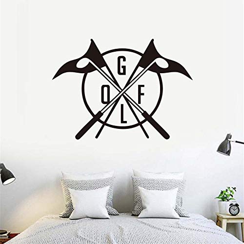 GADGETS WRAP Vinyl Decal Sticker Cerative Golf Club Logo Pattern Decals (Item Finish Size : 42cm x 59cm)