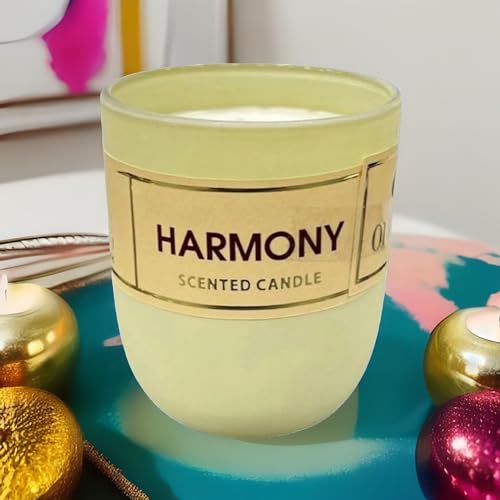 The Decor Affair 1 Pcs Scented Tea Light Candles for Relaxation | Long-Lasting Scented Tea Lights with Unique Fragrances for Creating a Serene | Unique Gifts Ideal. (Harmony Fragrance)