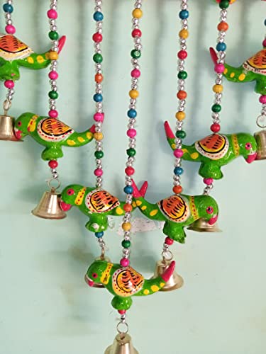 Surya Art Gallery Wind Chime Door Hanging mensan Parrot line Set of1pc