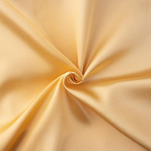 Vagasi Satin Bed Sheet Mattress Protector Smooth,Gold Queen 60x80 inch