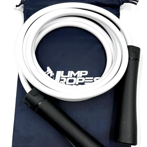 JUMP ROPES WORLD, HEAVY JUMP ROPE 2.O SERIES,BOXERS JUMP ROPES,10MM PVC JUMP ROPE WITH BALL BEARINGS. (10FT)