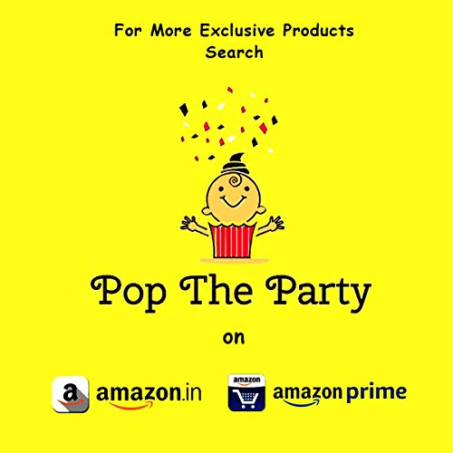 Pop the Party Hanging Lantern Rice Paper Ball Lamp Shade (12 Inch, Mix Colour) - Pack of 5