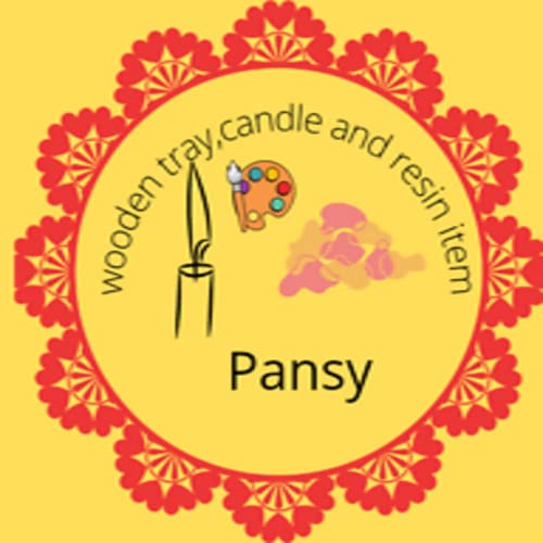 Candle(Pansy) (Medium, Green)