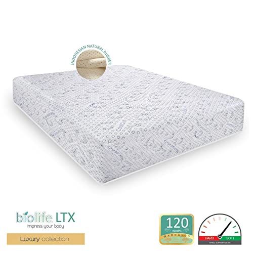 Coirfit Biolife LTX 6 Inch with HerbFRESH Technology King Size Latex Mattress (Off-White, 78X72X6)