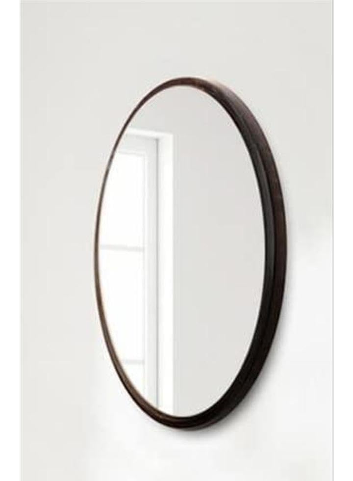 12 Inch Black Round Wall Mirror with Metal Frame Circle Wall MirrorFor Bath Room,Living Room,Dressing Room