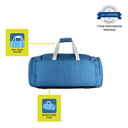 American Tourister X Bag Nylon 55 Cms Travel Duffle Bag Blue