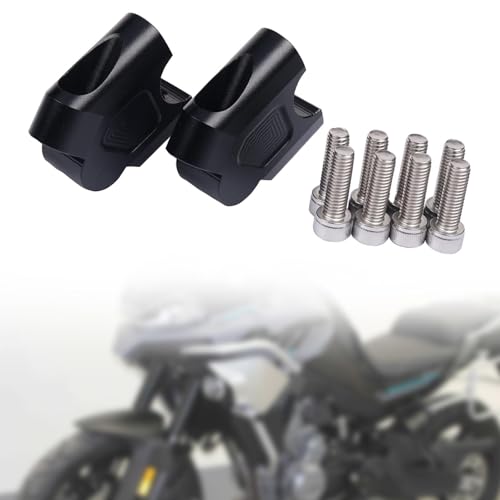 LOOM TREE® 2X Handle Bar Clamp Riser Motorbikes Atv Replacement Handle Bar Riser Clamp Black | Parts & Accessories | Motorcycle Parts | Handlebars, Grips & Levers | Risers