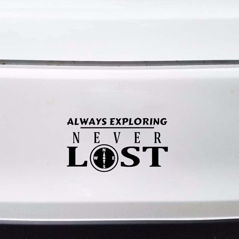 GADGETS WRAP Vinyl Wall Decal Sticker Always Exploring Never Lost Decal Vinyl Car Sticker