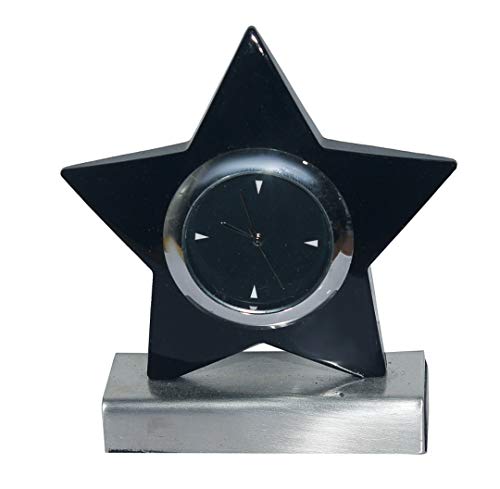 Aadya Crafts Table Top Black Star Watch