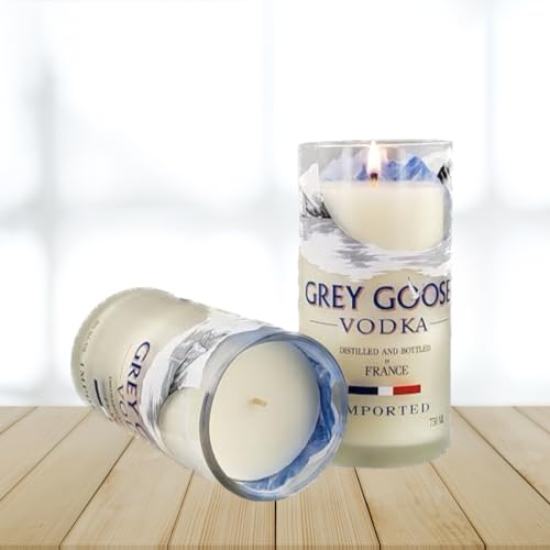 Arsh Creatives| Vodka Bottle Candle | 0cean Frangranse | 60 hrs Burn |