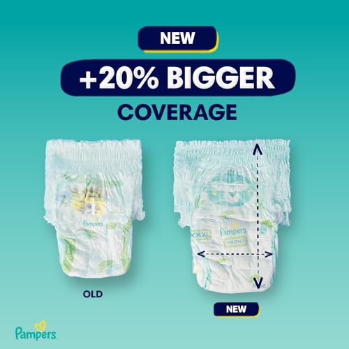 Pampers All round Protection Pants Style Baby Diapers, XXX-Large (XXXL) Size, 22 Count, Anti Rash Blanket, Lotion with Aloe Vera, 17+ kgs Diapers